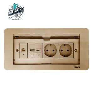 پریز رو کابینتی ایران الکتریک مدل دیاموند