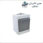 کلید تک پل بارانی روکار پارت الکتریک مدل برکه