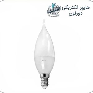 لامپ LED شمعی اشکی مات 7 وات EDC