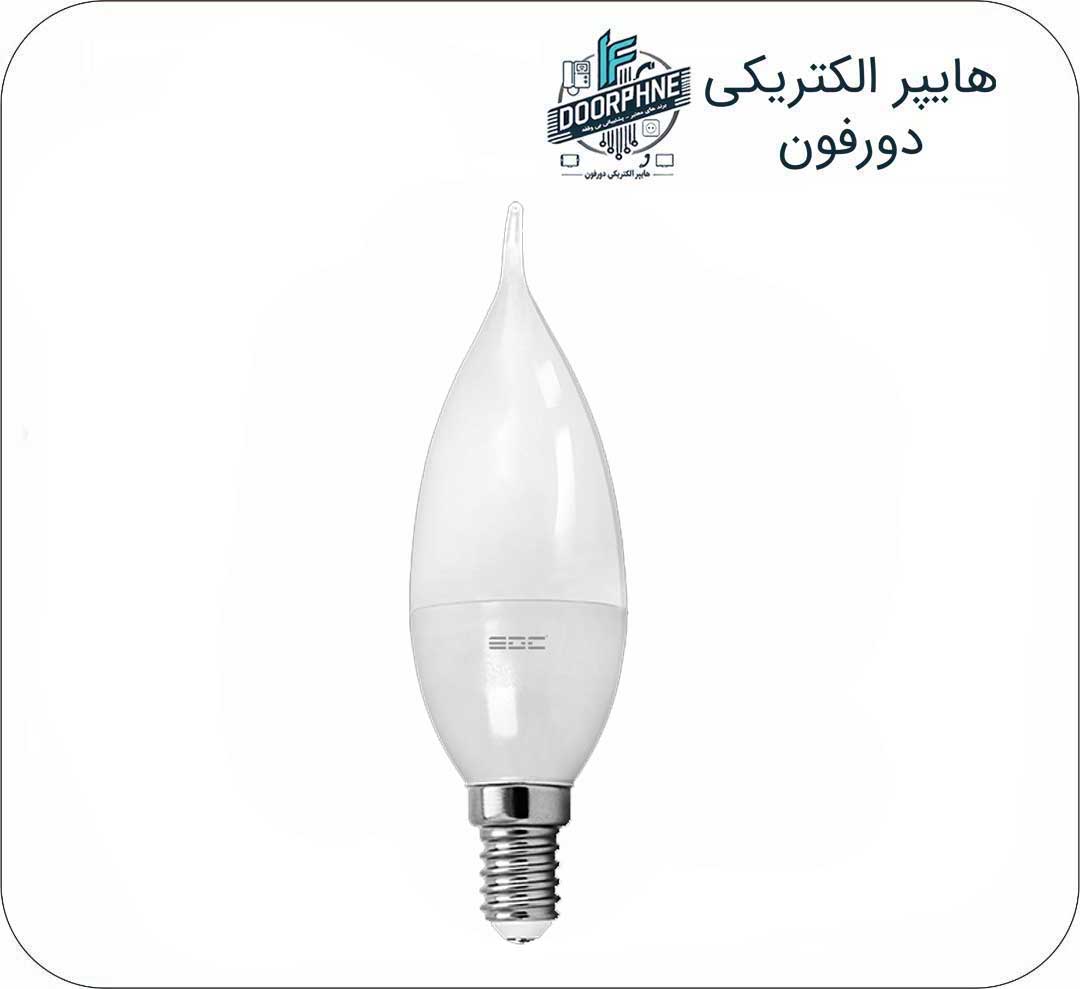 لامپ LED شمعی اشکی مات 7 وات EDC
