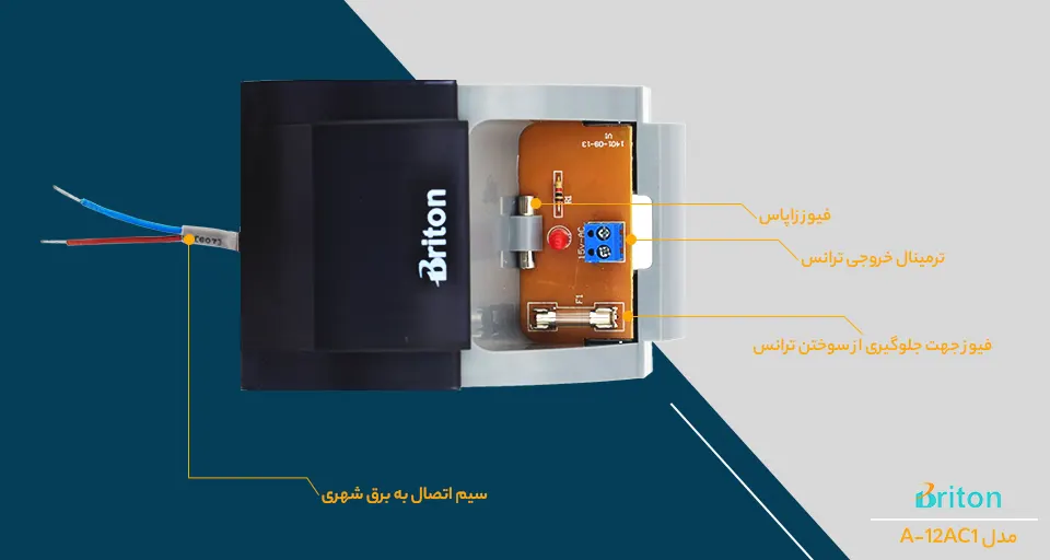 مشخصات ترانس آیفون تصویری برایتون