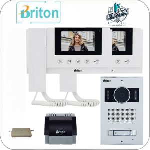 آیفون تصویری برایتون مدل 4330-2002 پکیج دو طبقه