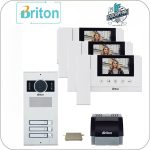 آیفون تصویری بریتون مدل 4330-2003 پکیج سه طبقه