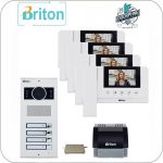 آیفون تصویری بریتون مدل 4330-2004 پکیج چهار طبقه