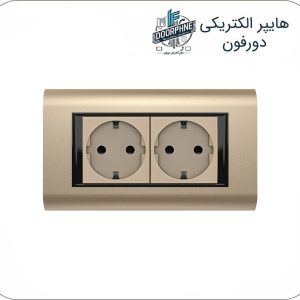 پریز ارت دوقلو ایران الکتریک مدل سیستما