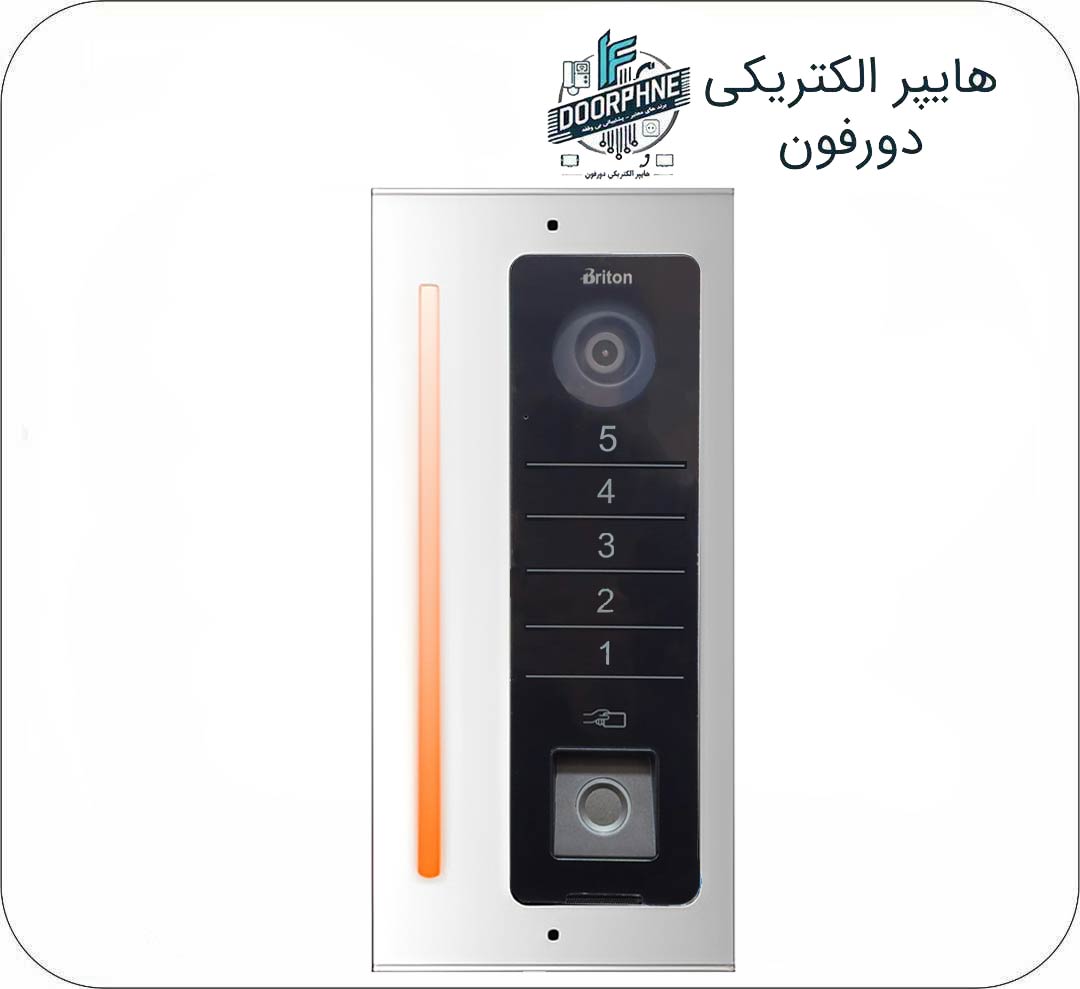 پنل لمسی آیفون تصویری برایتون پنج واحدی اثرانگشت و کارتی BPT-5005-F (HD)